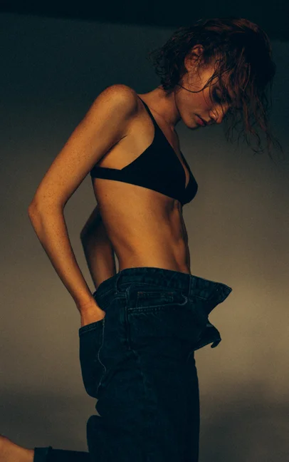 Woman in lingerie