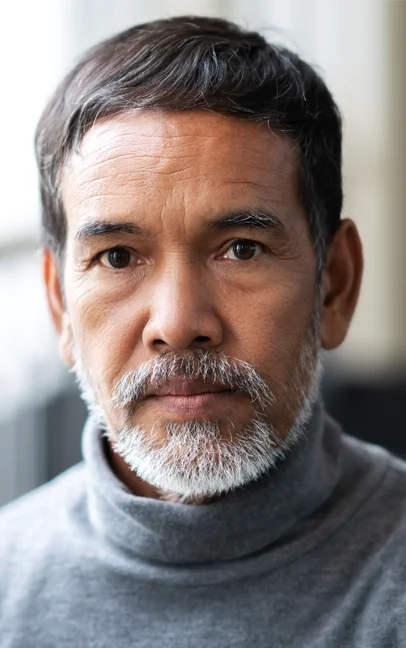 Portrait of a bearded man