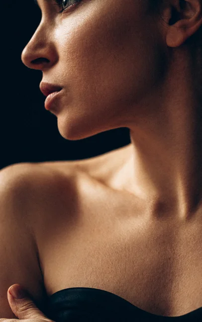 Beautiful woman's face